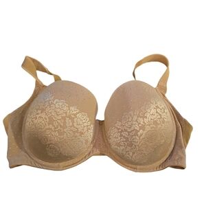 Soma Stunning support full coverage tan nude underwire bra sz 38 DDD WL412
